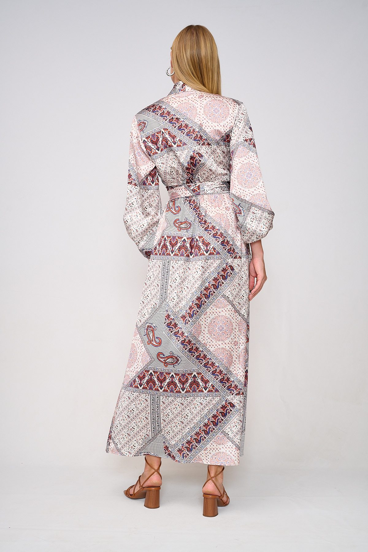 שמלת קימונו מעטפת בוהו שיק